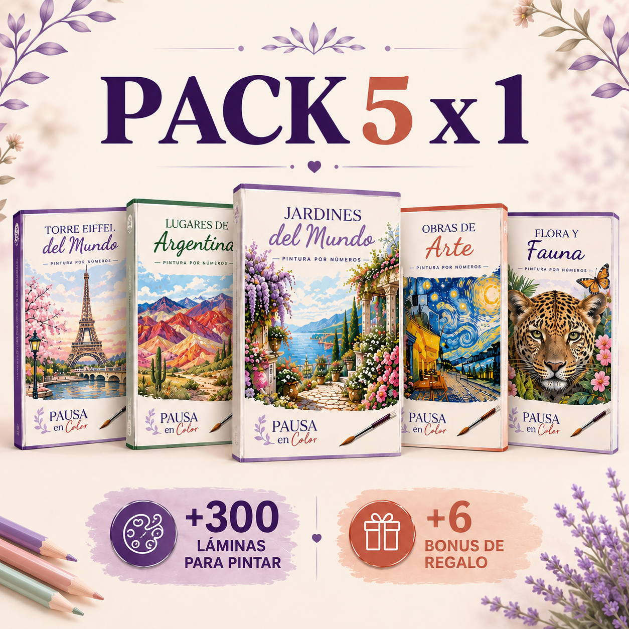 Pack 5 x 1 + 6 Bonus Gratis 🎁🎁🎁